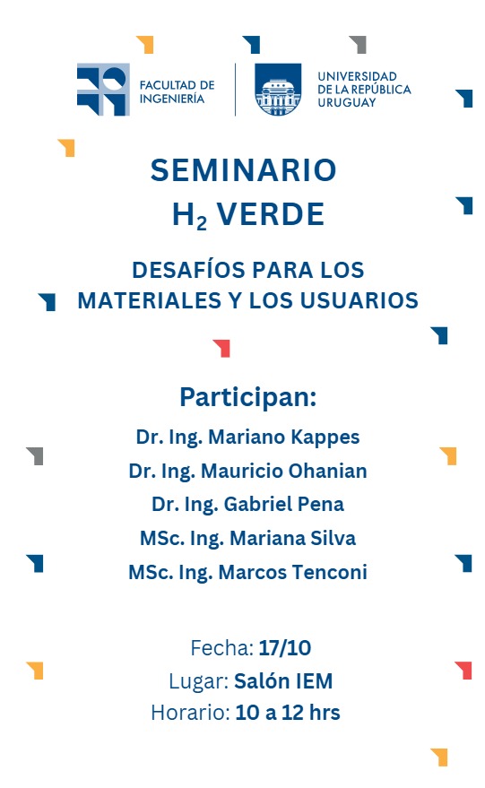 Seminario H2 Verde. Desafíos para los materiales y los usuarios